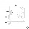 Gond TORBEL® droit avec visserie