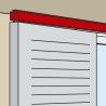 Standard Aluminium-Laufschiene Eloxiert unter der Decke