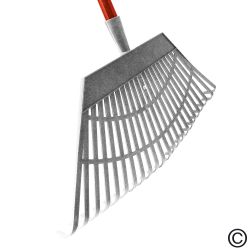 Laubbesen flache Zinken Hochwertiger Kunststoff