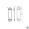 Kit 2 Cales de distance pour arrêt automatique