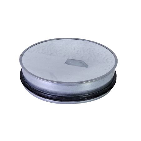 Deckel zu SPIRO-Rohr Ausführung SAFE mit Dichtung