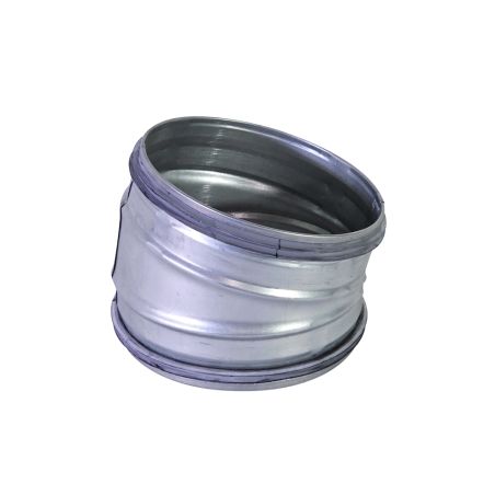 Coude embouti 15° Version SAFE avec joint d’étanchéité