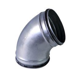 Coude spiralé 60° Version SAFE avec joint d’étanchéité