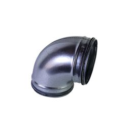 Coude de coffrage court embouti 90° Version SAFE avec un joint d’étanchéité des deux côtés