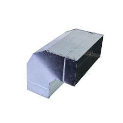 Coude 90° pour conduit plat