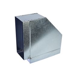 Coude court 90° pour conduit plat