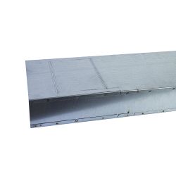 Pièce coulissante télescopique pour canal plat