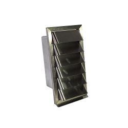 Caisson de façade vertical avec clapet anti-retour