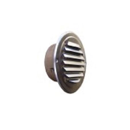Griglia di ventilazione rotonda inox