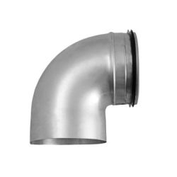 Coude de coffrage court embouti 90° Version SAFE avec un joint d’étanchéité