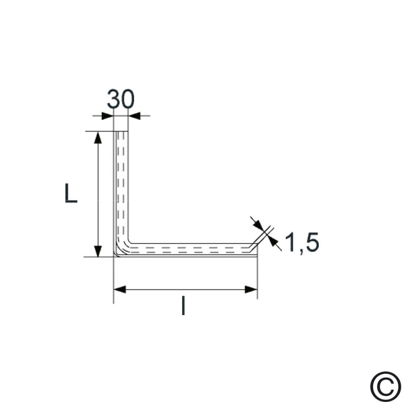 Equerre de coupe graduée 45 degrés Bord Acier Patin Antiglisse 26 cm -  fiche produit sur TVHLAND