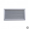 Grille de porte aluminium eloxé