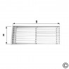 Grille linéaire aluminium