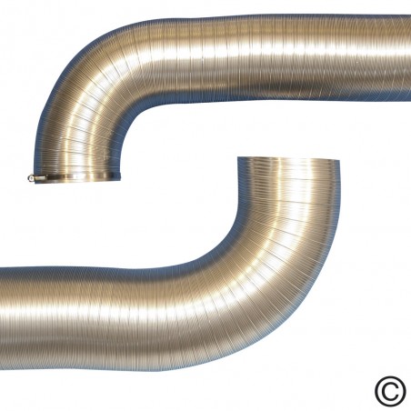 Tube semi-flexible en aluminium compact