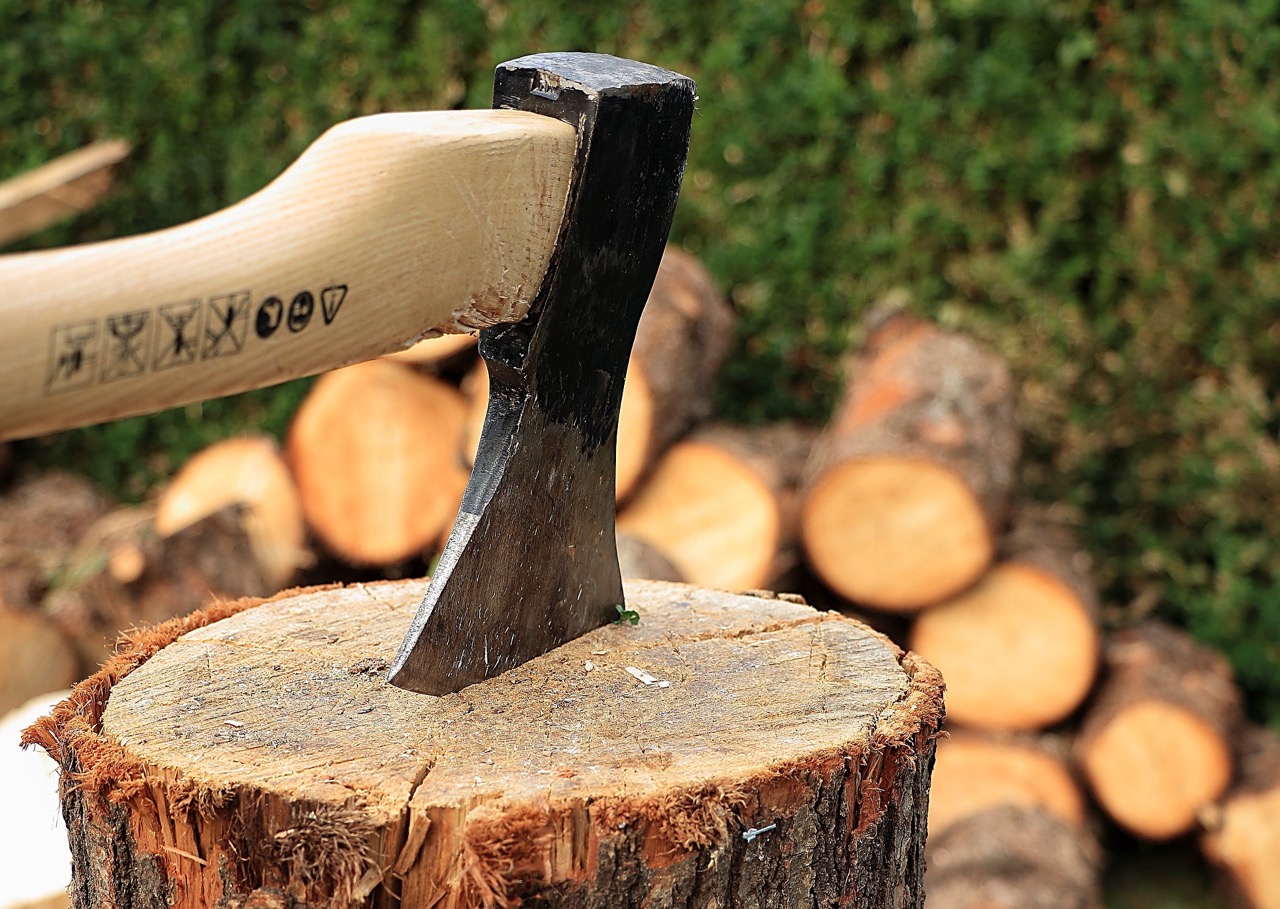 Les outils pour couper, fendre et stocker le bois